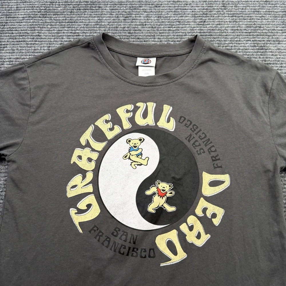 Grateful Dead San Francisco Shirt Men's Size Small Ying Yang Bears Short Sleeve